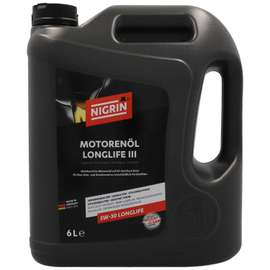 Nigrin Longlife III 5W-30 Huile Moteur 6L