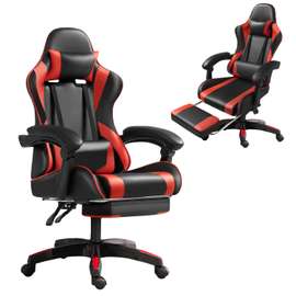 Chaise bureau gamer avec Repose-pieds