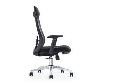 FAUTEUIL DOSSIER HAUT EN MAILLE 671AB NOIR