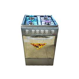 CUISINIÈRE ASTECH 4 FEUX INOX 50/50