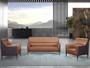 SALON DE BUREAU 5 PLACES REF 3207 NOIRE