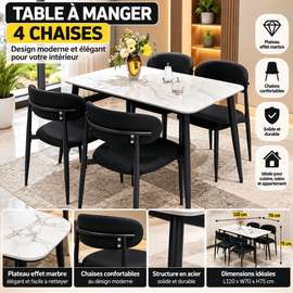Table à Manger 4 Chaises