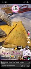 Crêpes salées doux au chaud