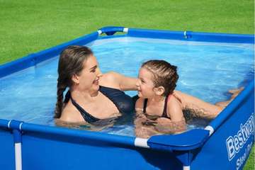 Bestway piscine hors sol acier stable familiale