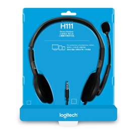 Casque Stéréo Logitech H111 avec Microphone Jack 3.5mm