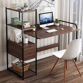 Table de Bureau avec tiroir et étagère de rangement