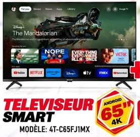 SMART TV SHARP 65 POUCES 4K GOOGLE TV