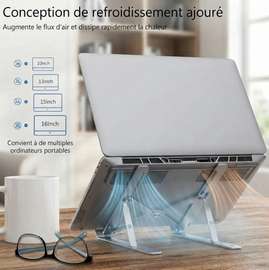 Support Ergonomique Pliable pour Ordinateur Portable