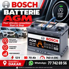 Batteries Bosch AGM – Haut de gamme