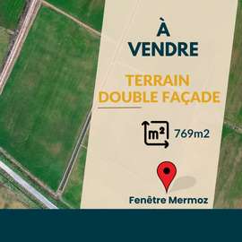 TERRAIN DE 769m2 À VENDRE À FENÊTRE MERMOZ