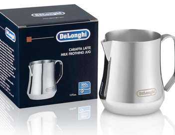 De'Longhi Pichet à lait 350ml, Acier Inoxydable
