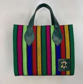 Lady Mariam Cuir et Pagne tissé