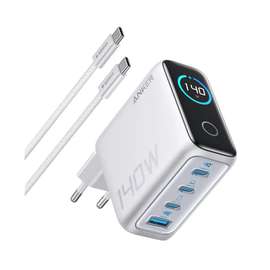 Chargeur Anker 140 W MacBook, 4 ports PD 3.1 & câble USB-C