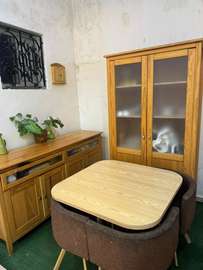 Buffet porte clé vaisselier et table à manger 4places