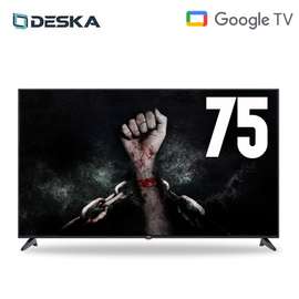 TELEVISEUR 75POUCES DESKA SMART GOOGLE TV 4K 75LE100CN