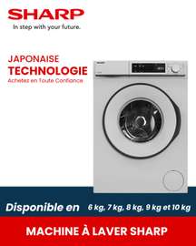 SHARP SHARP MACHINE A LAVER 8 KG Es-fe810dzl-s