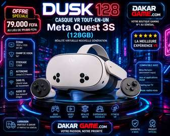 Casque VR tout-en-un Meta Quest 3S (128GB)