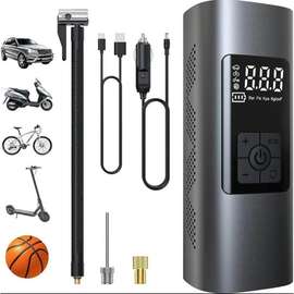 Gonfleur électrique, Mini Pompe à Air, Power bank 6000mAh