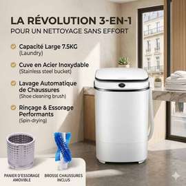 Machine à laver semi-automatique 7 kg