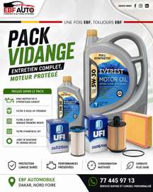 Vidange Huile moteur et transmission