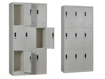 ARMOIRE METAL VESTIAIRE 9 PORTES