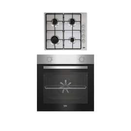 FOUR BEKO ENCASTRABLE ELECTRIQUE + PLAQUE A GAZ 4FEUX