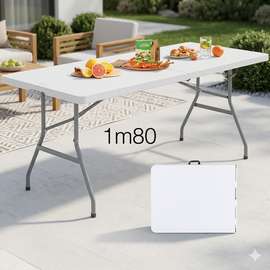 Table Pliante 1m80