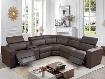 SALON CUIR 6 PLACES ANGLE