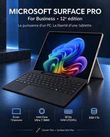 Surface Pro 12 Th Edition Ultra 7 SSD 1 Tera Ram 32