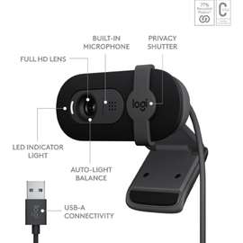 WEBCAM LOGITECH BRIO 90  1080P