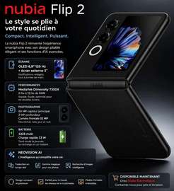 Vente Nubia Flip 2 5G