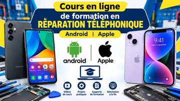 FORMATION  EN LIGNE COMPLÈTE EN RÉPARATION TELEPHONES