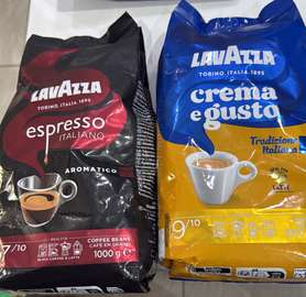 Lavazza café grains 1kg Espresso, Crema e gusto