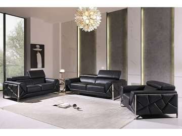 SALON CUIR 7 PLACES S-903