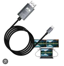 Câble hdmi to type c pour projet sur écran pc téléphone