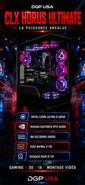CLX HORUS ULTIMATE NVIDIA Rtx 5090 de 24 Gb dédié