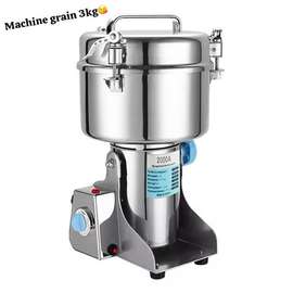 Moulin à grains professionnel 3kg acier inoxydable