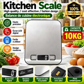 Balance Électronique 10 kg – Écran LCD Digital