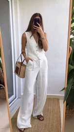Ensemble blanc élégant