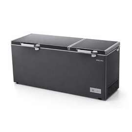 CONGELATEUR 580LITRES ENDURO HORIZONTAL 2PORTES GRIS