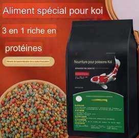 Aliment Koi 3 en 1 riche en protéines et couleur 2,5kg