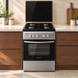 CUISINIERE 4FEUX  ELACTRON 50X50 INOX EL 5050