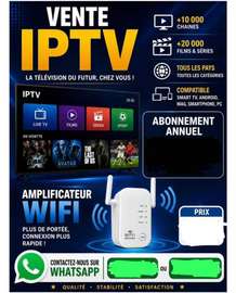 ABONNEMENT ANNUEL IPTV