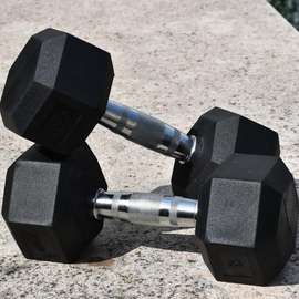 Haltères hexagonaux - Poids Fitness 2,5 kg (1 Paire)