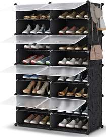 Étagère Range chaussures  32 paires - En plastique