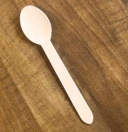Kit de couverts jetables en bois + mouchoir