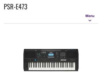Piano Yamaha psr-e473