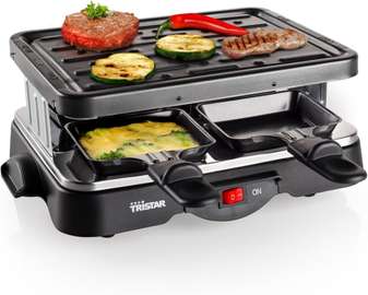 Appareil à raclette avec plaque gril Pour 4 personnes