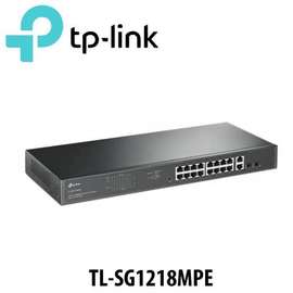 TP-Link TL-SG1218MPE switch 16 ports Gigabit PoE+ 250W