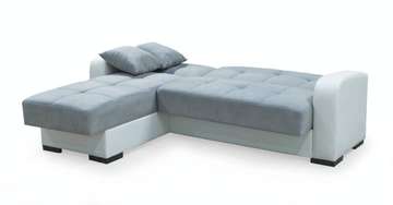 Canapé d'angle avec espace de rangement convertible